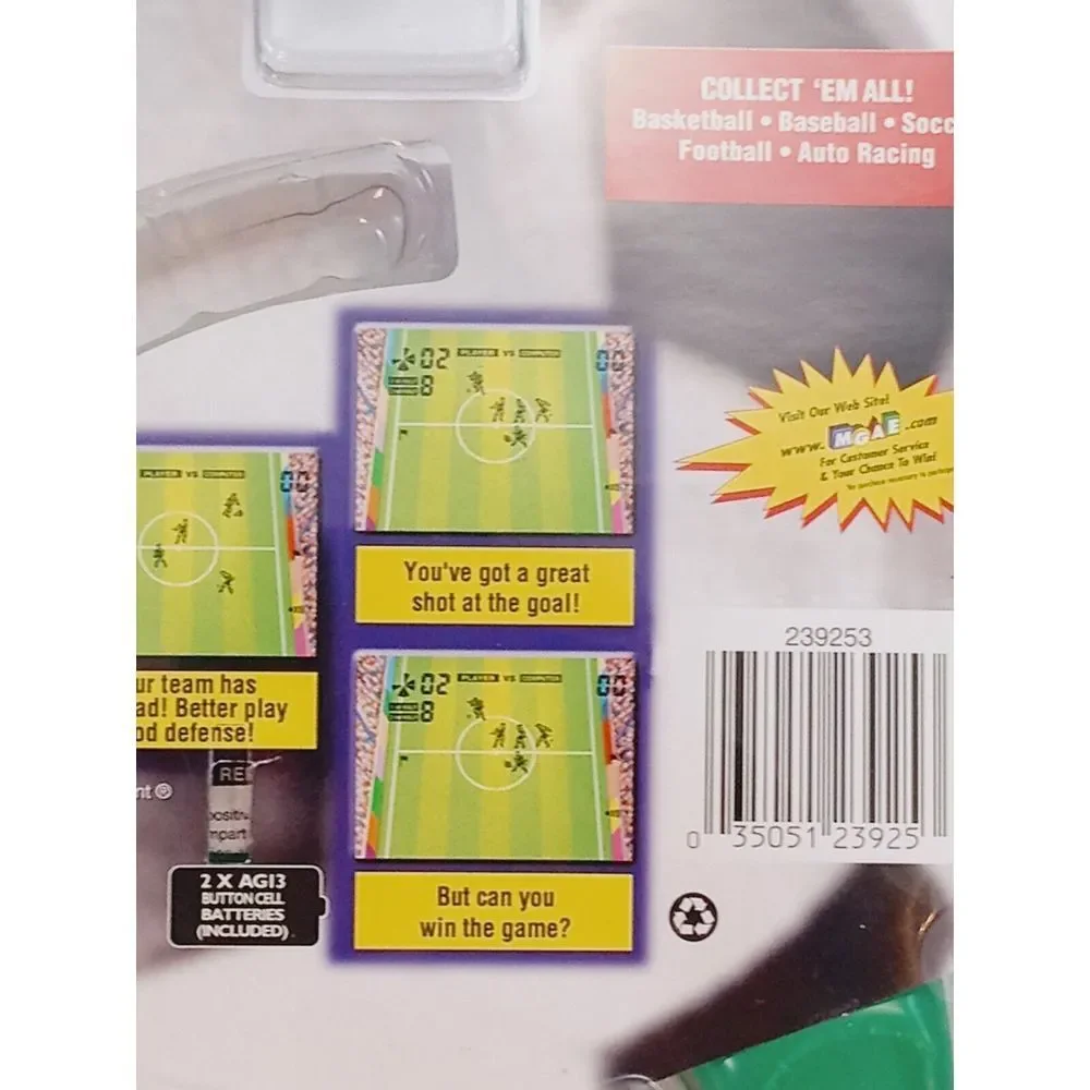 MGA Entertainment Deluxe Sports World Cup Soccer‎ 2002 Handheld Game